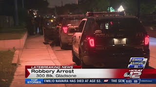 3 arrested after armed robbery, shots fired