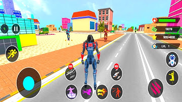 Mech Robot Transforming Game | Girl Robot Complete Levels | Android Game Play