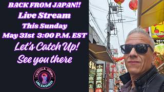 BACK FROM JAPAN LIVING ROOM LIVE STREAM!