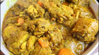 How To Make Real Authentic Jamaican Curry Chicken Step By Step | Delicious Curry Chicken Recipe