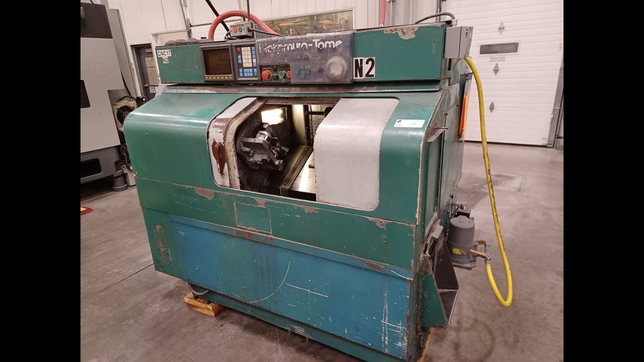Nakamura Tome TMC15 CNC Turning Center with Fanuc Control - YouTube