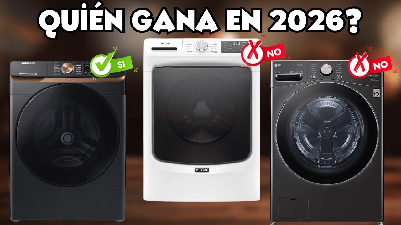 Las Mejores Lavadoras 2026 – GE vs LG vs Maytag vs Samsung - YouTube