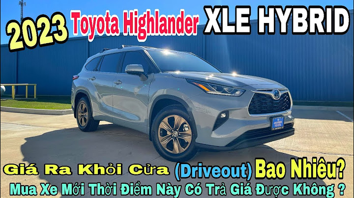 Đánh giá xe toyota highlander hybrid