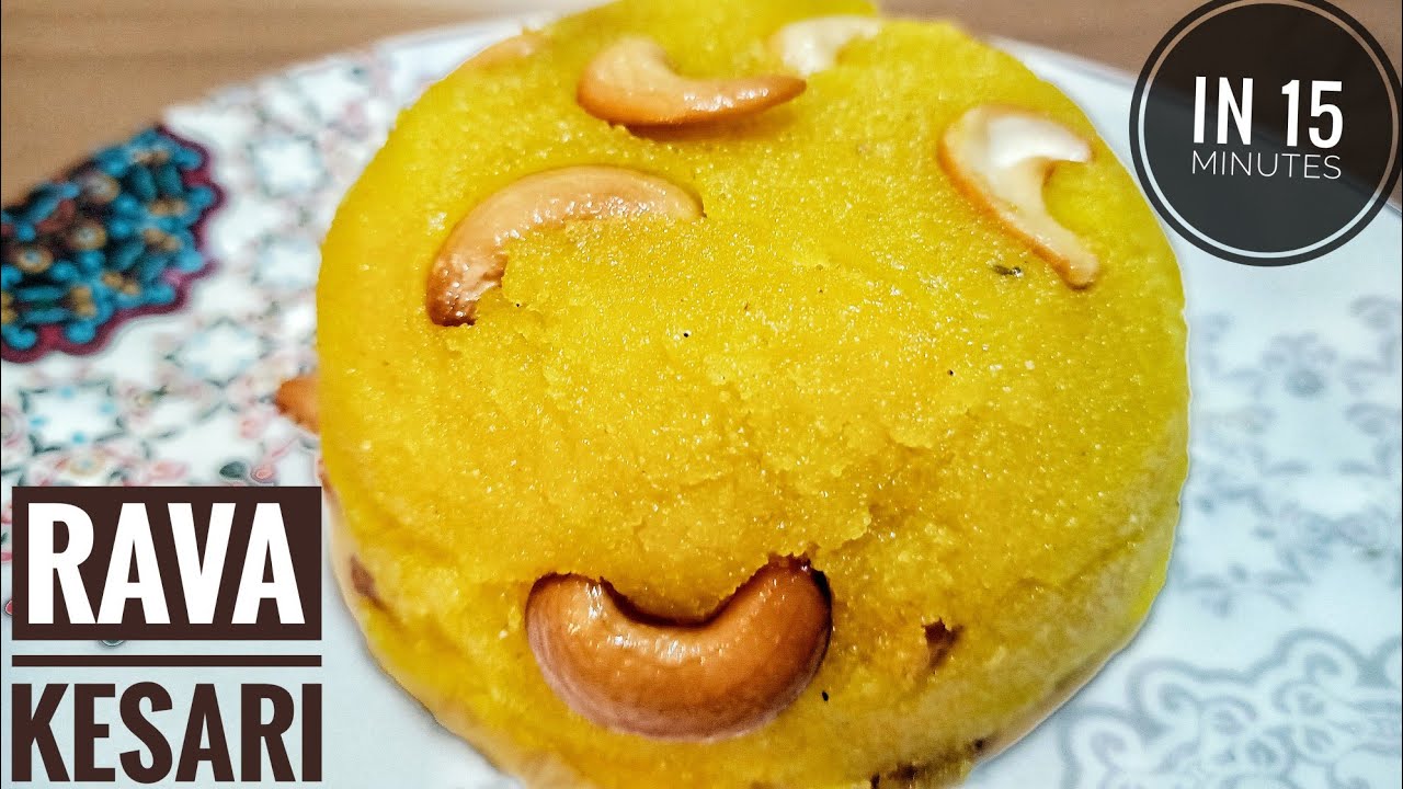 RAVA KESARI Recipe Saravana Bhavan Style Rava Kesari Kesari Bath