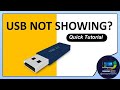 USB Plugged In but Not Showing? Quick Fix! (Quick Fix)