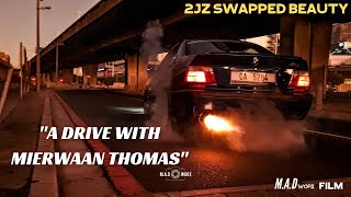 A drive with Mierwaan Thomas in his 2JZ E36 🥺 [Fast and the Furious Tribute]