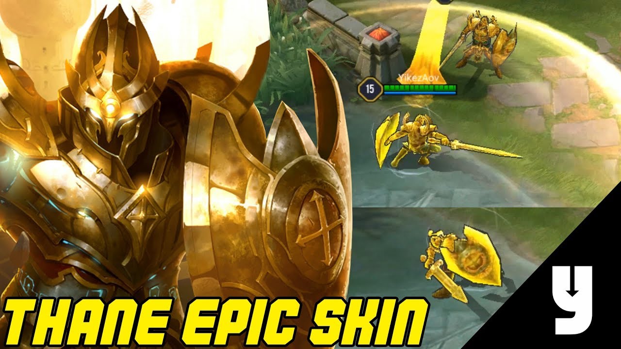 NEW SKIN KING'S EXCALIBUR THANE Arena of Valor YouTube
