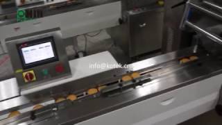 biscuit pile up packaging line