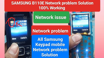 Samsung B110E Network issue Problem Solution 100% Working ll Samsung keypad mobile Network problem