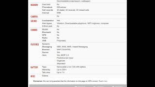 Motorola V176 PRICE AND SPECIFICATION