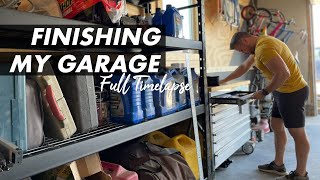 Garage Makeover  Full Timelapse