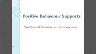 Positive Behaviour Support   Webinar
