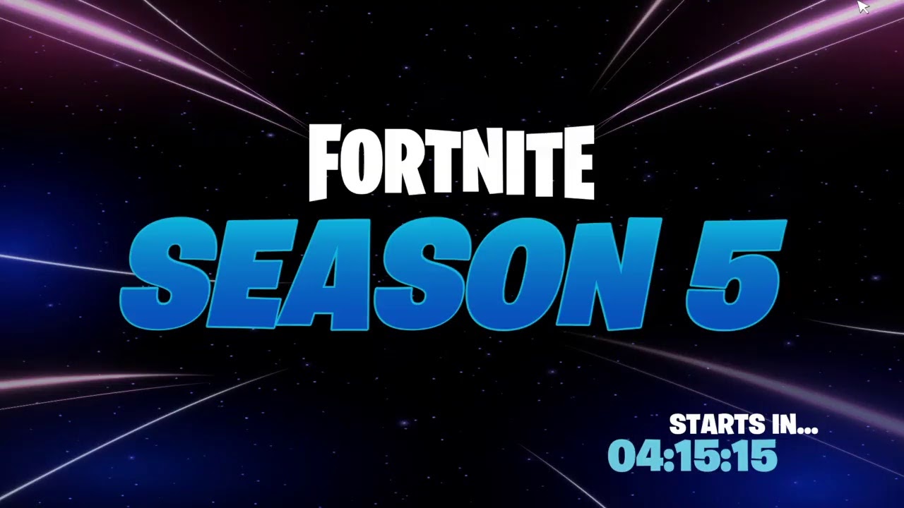 FORTNITE SEASON 5 COUNTDOWN