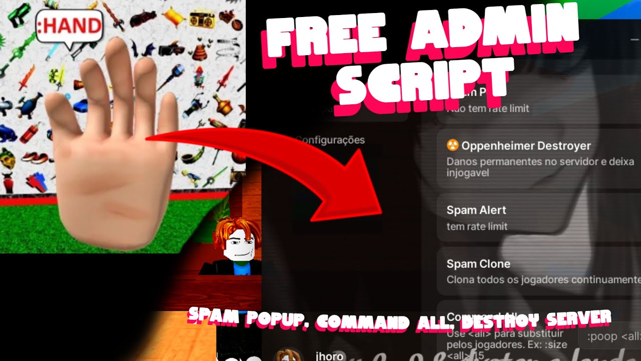 Free Admin Game Script | UNPATCHED - YouTube