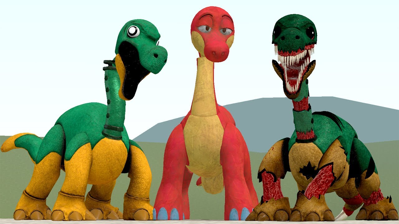 I FOUND CURSED BRONTOFLUTE DINO TOY FROM PIANOSAURUS FAMILY POPPY PLAYTIME 4 In Garry's Mod