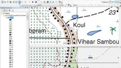 GIS DATA Video study Part 22   GIS in Khmer IArcMap   YouTube