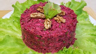 100% You don't cook like that. The most delicious beetroot SALAD in 5 minutes! by Аппетитная Кухня 4,818 views 2 months ago 2 minutes, 14 seconds