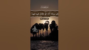 خواتيم سورة فصلت #الشيخ_حسن_حبالة