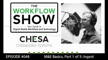 #48 Media Workflow Basics: Part 1 of 5: Ingest Media and Ingest Video