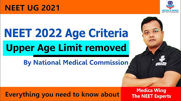 Upper age limit for NEET UG exam removed | Latest News | Upper Age limit in NEET 2022 |