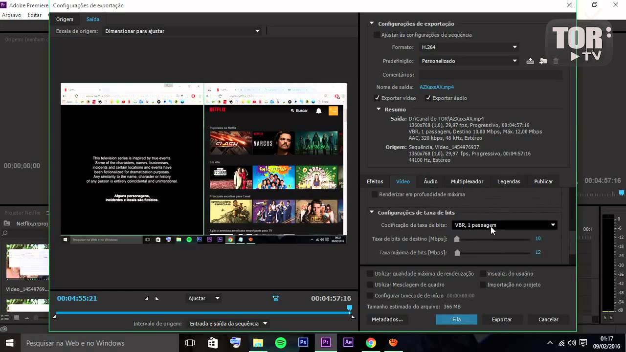 PREMIERE PRO COMO RENDERIZAR VIDEOS PARA YOUTUBE MAIS LEVE YouTube