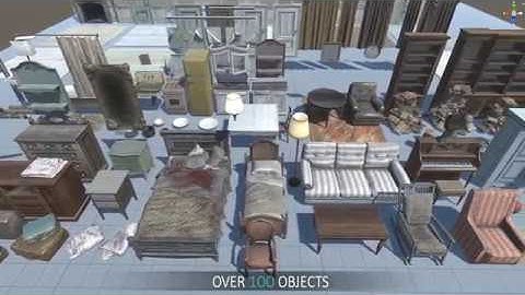 Unity Asset Store Pack - HQ Modular House Interior Pack (Download link below)