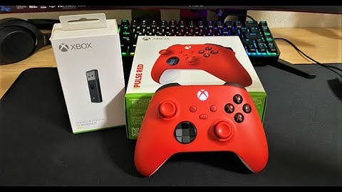 Unboxing New XBOX Pulse Red Wireless Controller Xbox Series X/S /PC & Wireless Adapter For PC