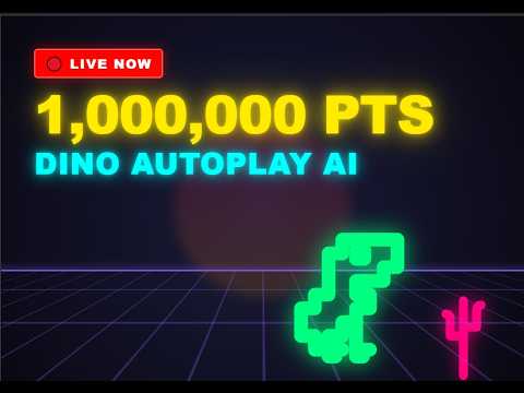 🦕 INFINITE CHROME DINO RUN • Playing Until I Hit 1,000,000 Points!
