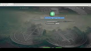 MYG Coin   Webwallet Tutorial #1 screenshot 2