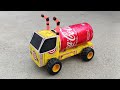 How To Make Matchbox Truck Tanker At Home | Diy Mini Truck | Science Project