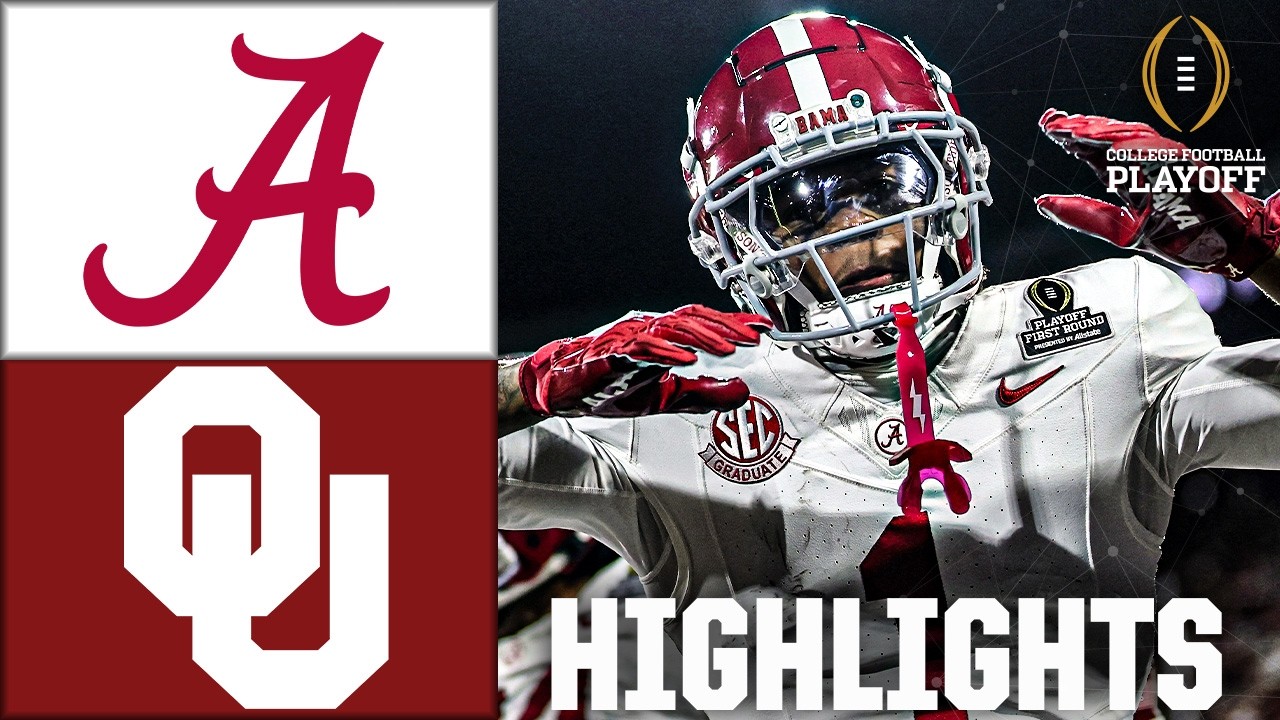 CFP First Round: Alabama Crimson Tide vs. Oklahoma Sooners | Full Game Highlights | ESPN CFB