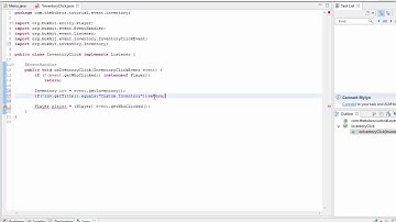 How to Make a Bukkit/Spigot Plugin | Episode 10 | Inventory GUI
