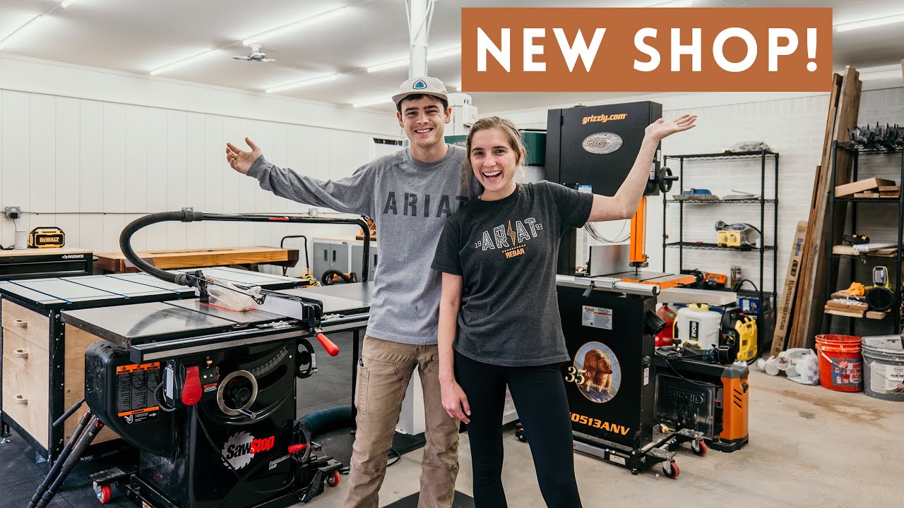 Welcome to our New Workshop! // Moving in Vlog - YouTube