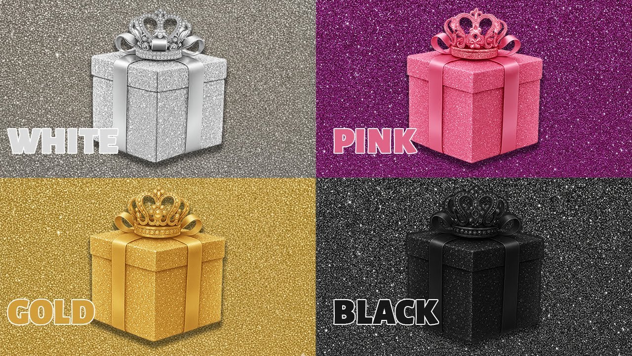 CHOOSE YOUR GIFT 🎁 | Gold 💛 Pink 💗 White 🤍 Black 🖤 Edition