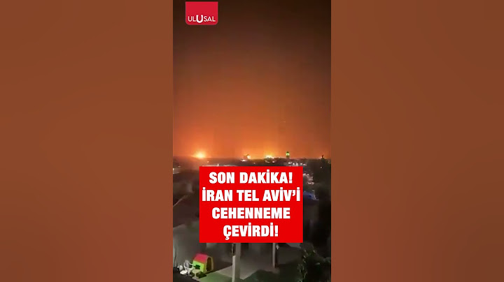 SON DAKİKA! İRAN TEL AVİV'İ FÜZELERLE CEHENNEME ÇEVİRİYOR! #shorts #iran #israil