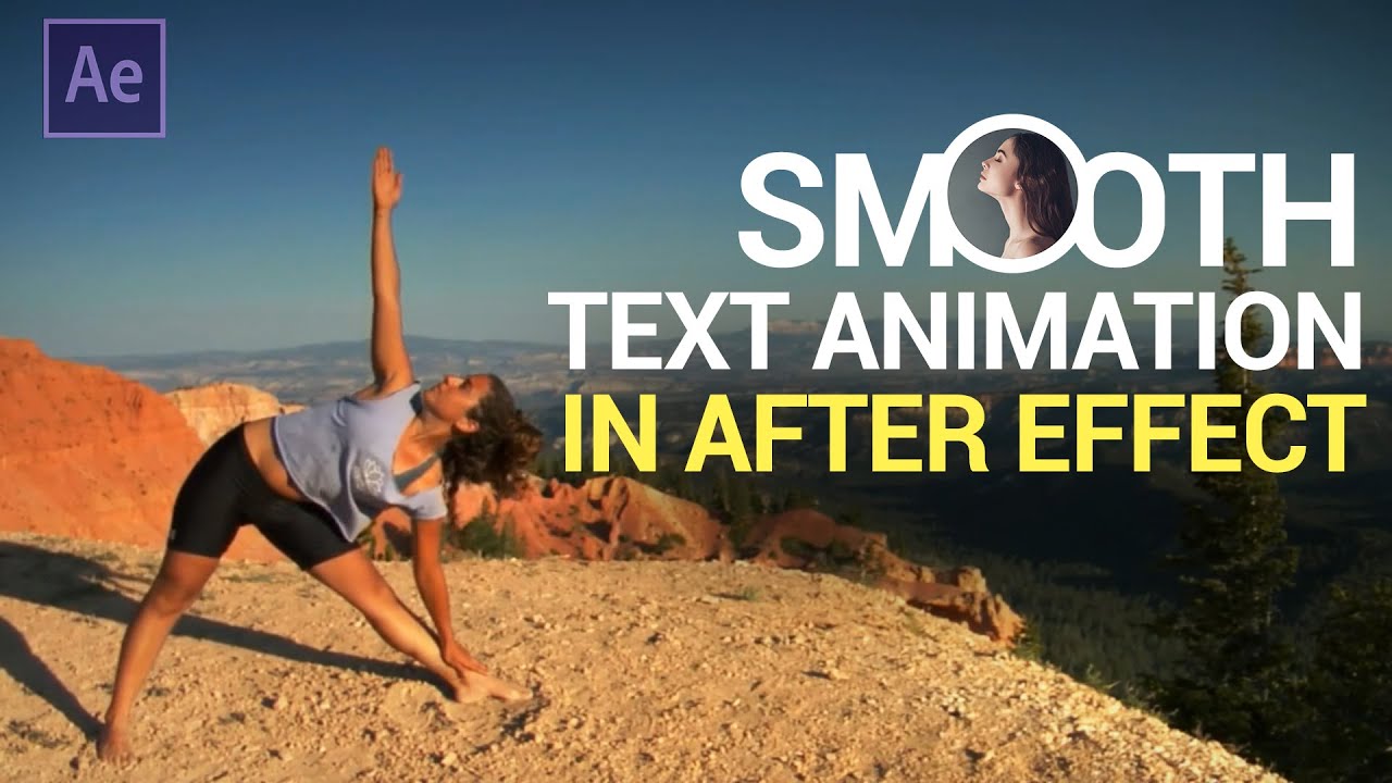 Smooth Text Animation in After Effects 2021 - YouTube