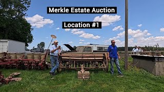 Old Farm Equipment  Barn Finds  Location #1  Merkle Estate Auction 052224