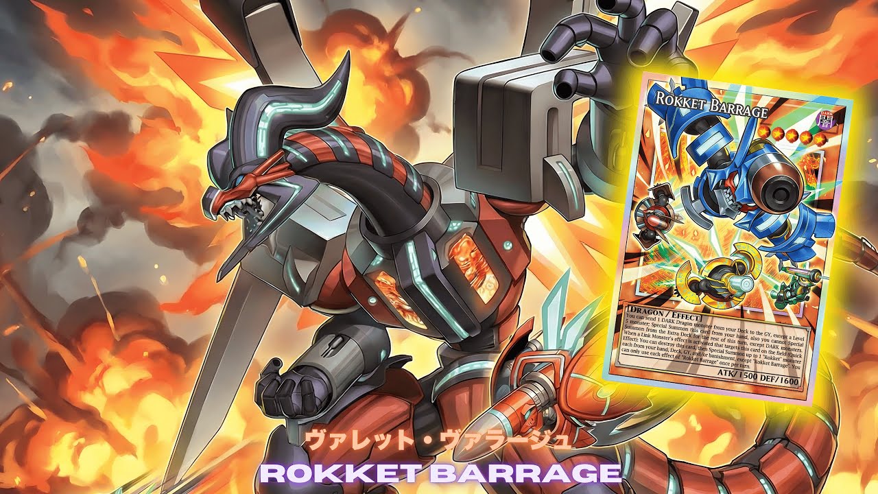 Rokket Plus Support ! Rokket Barrage DECK NEW CARD - YUGIOH
