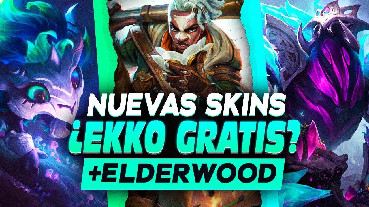 😍NUEVA SKIN EKKO FIRELIGHT¿SKIN ARCANE GRATIS?+ELDERWOOD GNAR y REKSAI  *League Of Legends* - YouTube