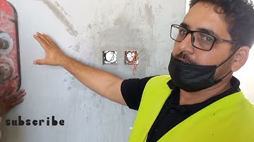 #Amazing Techniques Way to Make Plaster Pull-off Test.