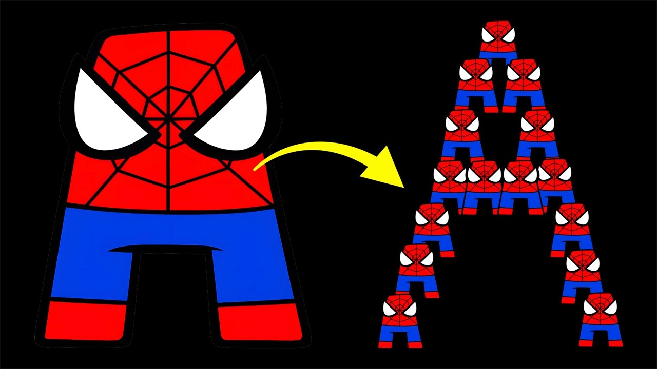 Superhero Alphabet Characters Build A–Z Letters | Catchy ABC Song