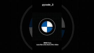 BMW logo using html ❎ using python ✅ #coding #python #shorts