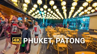 Patong Beach Night Walking Tour 4K HDR | Phuket, Thailand