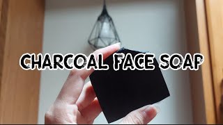 Charcoal face soap from scratch | handmade soap with recipe | Homie soap