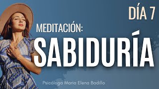 MEDITACIÓN: SABIDURÍA | Psicóloga Maria Elena Badillo