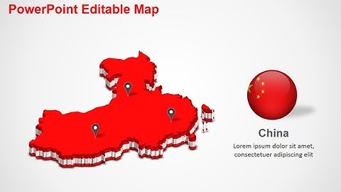 China PowerPoint Map Slides - DigitalOfficePro #009M00