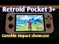 Retroid Pocket 3+ &amp; Genshin Impact showcase