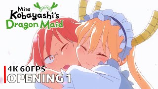 Miss Kobayashi's Dragon Maid - Opening 1 [4K 60FPS | Creditless | CC]
