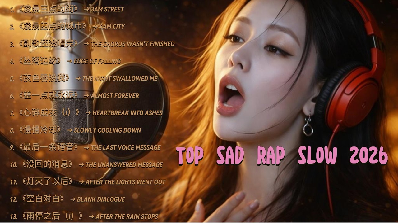 3AM Street 🌧️ | Chinese Chill Sad Heartbreak Rap Album (Emotional Pop Ballad Vibes)