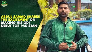 Abdul Samad Shares The Excitement On Making His Odi Debut For Stan Pcb Ma2K